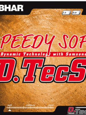 Tibhar Speedy Soft D.Tecs Table Tennis Rubber