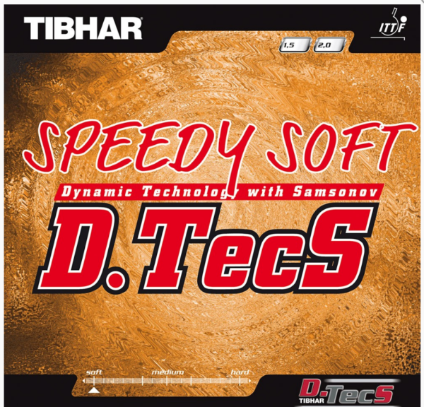 Tibhar Speedy Soft D.Tecs Table Tennis Rubber