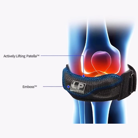 LP Knee Support 1604CK – Compression Knee Sleeve with Optional Support Strap