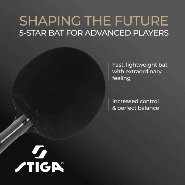 Stiga Pro Carbon Plus 5 Star Table Tennis Bat