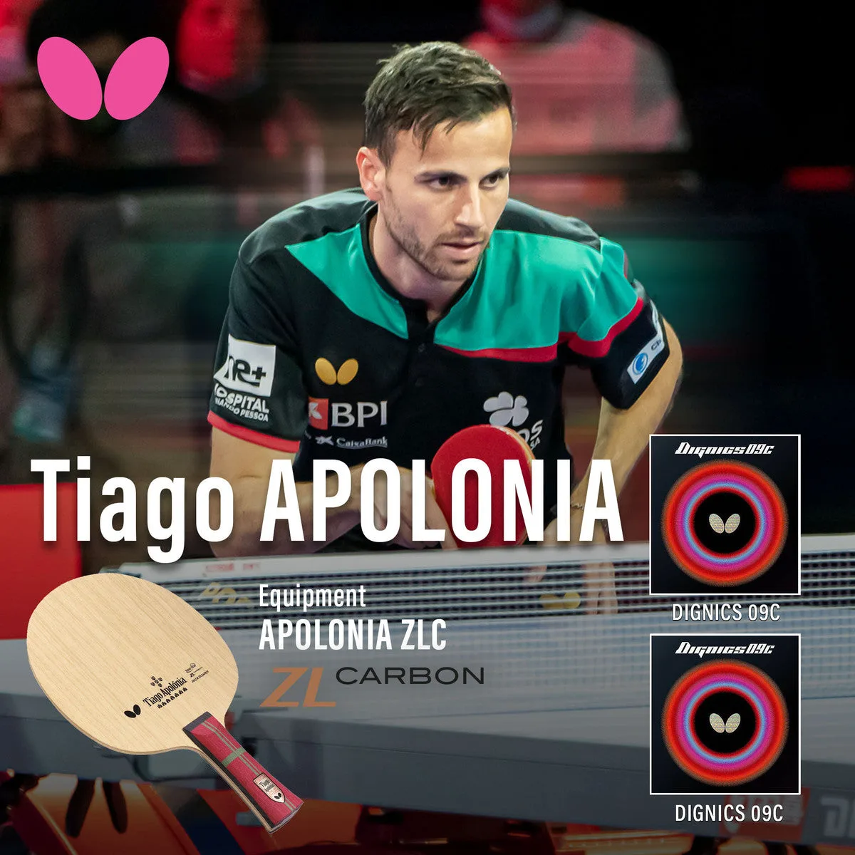 Apolonia ZLC Blade with Dignics 09c Rubbers