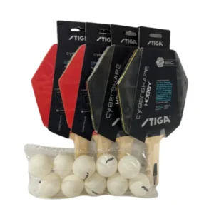 Stiga Cybershape Hobby 4 Player Indoor Table Tennis Package