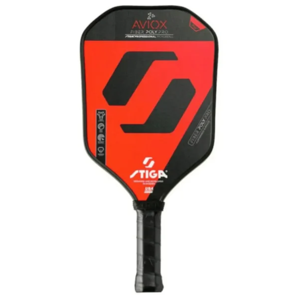 Stiga Pickelball Paddle Aviox Fiber Poly Pro – Red