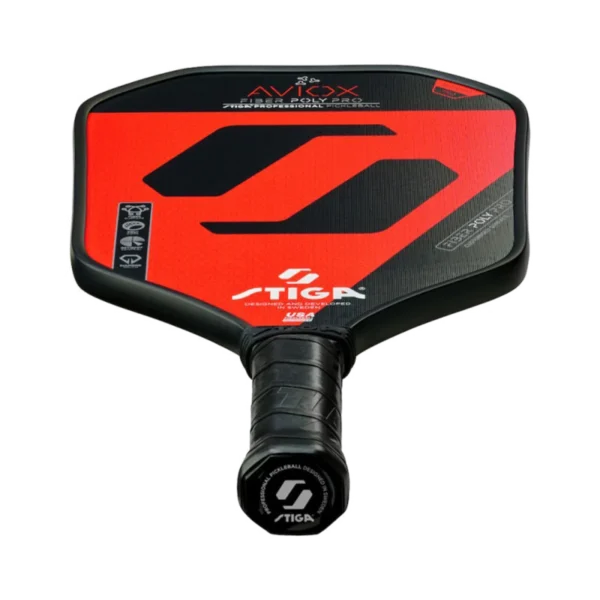 Stiga Pickelball Paddle Aviox Fiber Poly Pro – Red