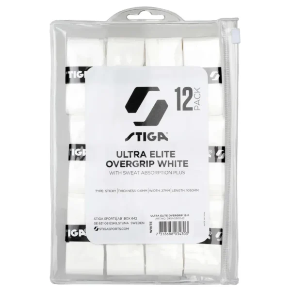 Stiga Pickellball Padel Ultra Elite Overgrip 12-Pack Stiga Pickellball Padel Ultra Elite Overgrip 12-Pack