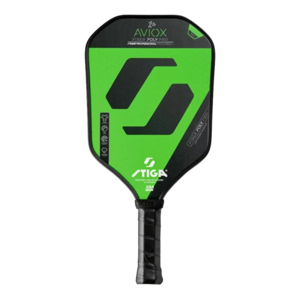 Stiga Pickleball Paddle Aviox Fiber Poly Pro – Green
