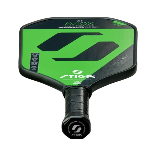 Stiga Pickleball Paddle Aviox Fiber Poly Pro – Green
