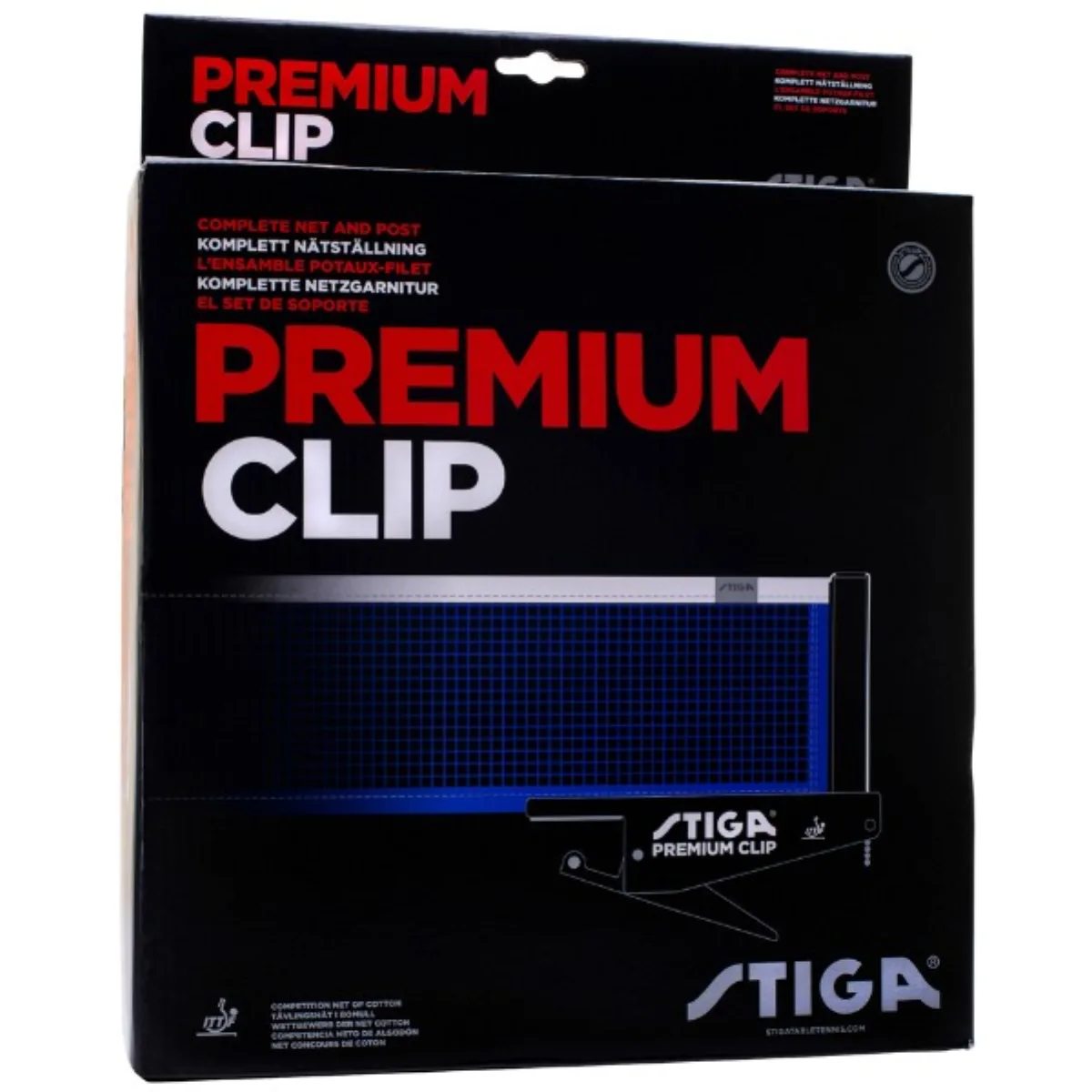 Stiga Premium Clip Net/Post Set
