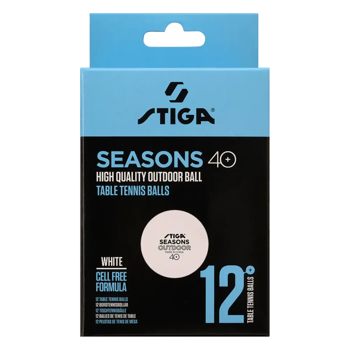 Stiga Seasons 40+ Outdoor Table Tennis Balls