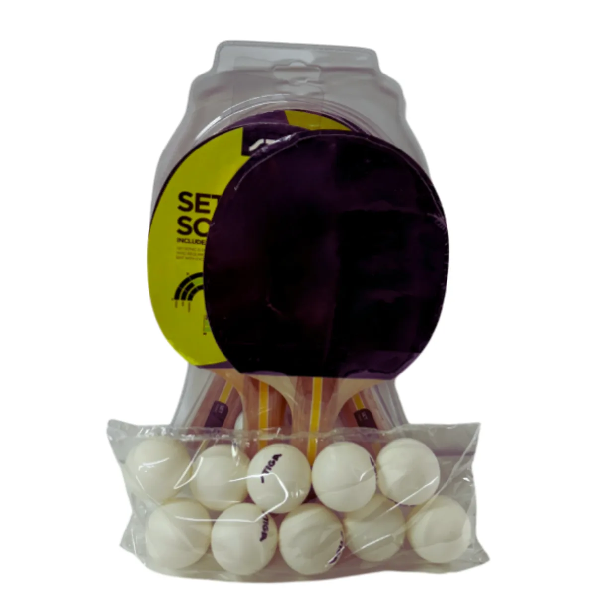 Stiga Sonic Indoor 4 Player Table Tennis Package