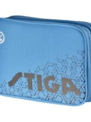 Stiga Hexagon Double Wallet – Blue with Plastic Insert