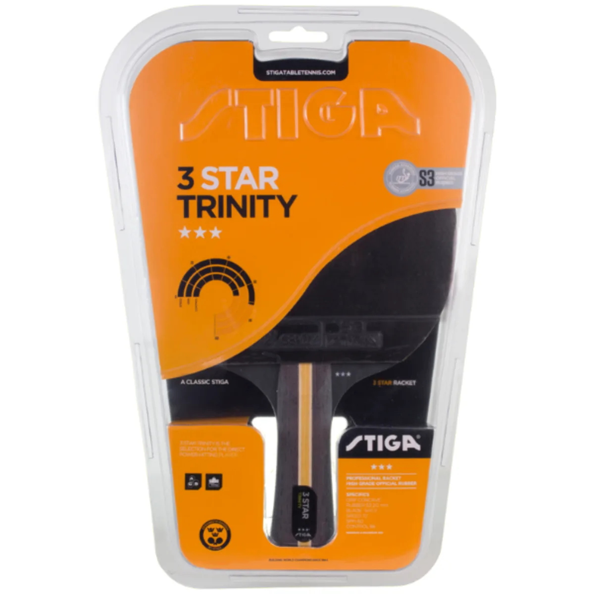 Stiga Trinity 3 Star Table Tennis Racket